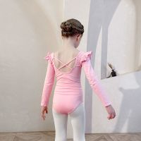 儿童舞蹈服长袖春秋女童练功服飞袖练功服幼儿芭蕾舞裙中国舞套装