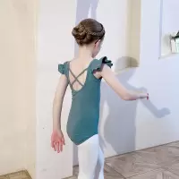 儿童舞蹈服春秋长袖女童练功服分体套装幼儿芭蕾舞裙中国舞考级服