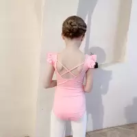 儿童舞蹈服春秋长袖女童练功服分体套装幼儿芭蕾舞裙中国舞考级服