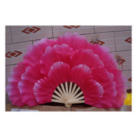 牡丹花扇 大花瓣扇子 新款舞蹈扇子新型舞蹈扇舞蹈团体操道具