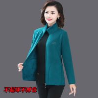 中老年女装秋冬装外套妈妈装40-60岁抓绒卫衣中年女士摇粒绒上衣