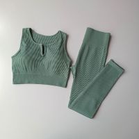 1-3件套 欧美运动t恤上衣女短袖长短裤文胸瑜伽跑步健身服透气