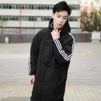 冬季运动大衣男女体育生训练服羽绒棉服保暖加长过膝运动棉衣