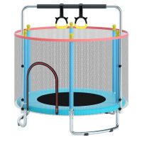 儿童蹦蹦床家用带护网室内宝宝弹跳床成人健身蹦床小孩玩具跳跳床