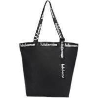 出口!lulu有标单肩包通勤包the rest is written瑜伽托特包