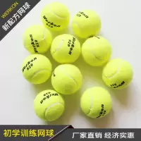 网球常规训练网球初级比赛用球无标929训练球