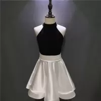 拉丁服装儿童女新款夏比赛练功服无袖演出服表演服装女童拉丁舞裙