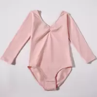 艺考舞蹈练功服儿童长袖半体服棉紧身弹力形体跳舞芭蕾舞蹈服女