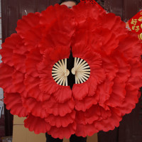 开场舞蹈花扇大花瓣舞蹈扇舞团体操活动道具舞台演出扇子