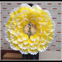 牡丹花扇 大花瓣扇子 新款舞蹈扇子新型舞蹈扇舞蹈团体操道具