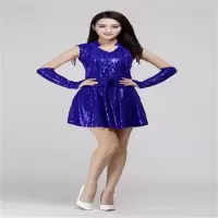 新款服装套装爵士舞演出服女成人现代舞裙装学生街舞啦啦操