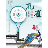 新款国风柔力球拍套装球拍配168孔水晶柔力球拍面