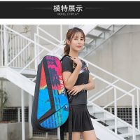 2019新款羽毛球包双肩单肩3/6支装男女背包网羽球拍包加厚送鞋袋