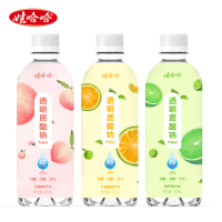 娃哈哈透明质酸钠气泡水425ml[6瓶装,三种口味各2瓶]