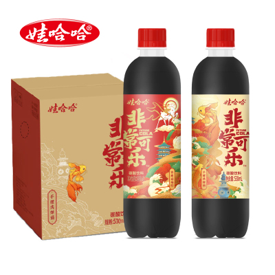 娃哈哈非常可乐碳酸饮料530ml(1*12)