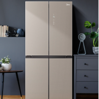 美的冰箱BCD-468WSGPZM布朗棕-星烁