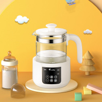 雷凡恒温调奶器1.5L泡奶粉婴儿烧水壶快速加热养生壶多功能泡奶机304发热盘[长效保温]LF-883奶白