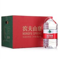 农夫山泉饮用天然水4L透明装1*6瓶整箱 家庭用水