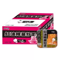 [整箱]今麦郎 红油辣酱炒面干拌面110g*12