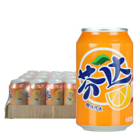 芬达橙味汽水330ml橙味*24听