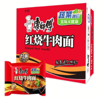 康师傅方便面红烧牛肉24袋/箱