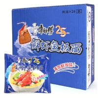 康师傅鲜虾鱼板面24袋/箱