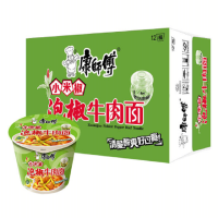 康师傅大食桶泡椒144g*12