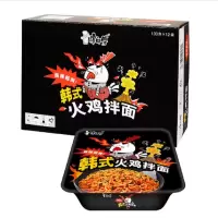 康师傅韩式火鸡拌面盒面133g*12