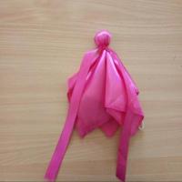 男女学生三字经头饰儿童演出古装书童国学汉服头巾弟子规集体表演 玫红色 均码