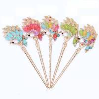 儿童古装汉服女童国学男童小学生表演服三字经书童开笔礼演出服装 发钗 110