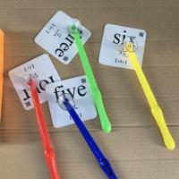 智力敲锤吸盘吸乐儿童亲子桌面游戏益智英语教具早教玩具锻炼反应 两只颜色随机