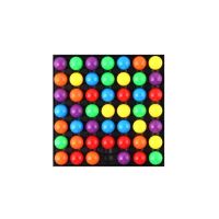 儿童益智桌游缤纷彩虹球消消乐对对碰专注力训练思维亲子互动玩具 48个珠子(无棋盘)