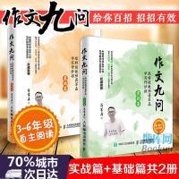 作文九问 实战篇 基础篇 蒋军晶著小学生三四五六年级作文书 作文九问实战篇+基础篇