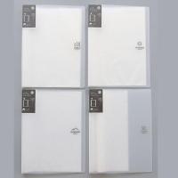 简约办公文件袋试卷资料袋黑色A4资料册20/60页插页袋文件夹谱夹 一个地球20入(随机一个)