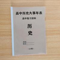 高中历史大事年表中外历史大事件归纳汇总提纲重点复习练习本 LS6010历史大事年表
