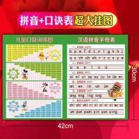 幼儿园练习册中大班拼音数学加减法语文全套练习题学前班幼小衔接 拼音口诀表1张