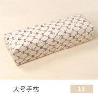 美甲手枕套装新款手枕套装全套装PU皮可拆洗折叠美甲店专用工具 美甲手枕[卡其]