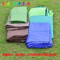 多用户外地布防潮垫立体地布防水5-8人野餐坐布多人遮阳布遮阳布 立体地布330*330 颜色随机发送