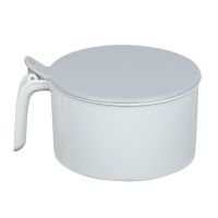 厨房调料盒四格一体北欧家用创意糖盐味精佐料收纳盒 灰白