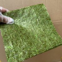 半切型寿司海苔 100张特级手卷寿司店专用海苔寿司皮包三角饭团用 半切绿藻菜100张