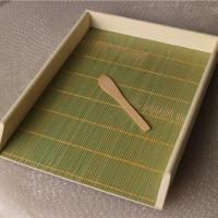 竹子木质放包饺子饺子托盘家用商用冰箱冻饺子盒多层收纳盒包子屉 竹木