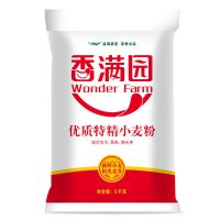 香满园面粉 优质特精小麦粉 饺子 面包 馒头 包子 筋度适中5kg 5kg*1袋