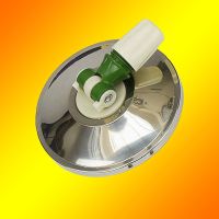 旋转拖把配件通用防爆圆盘全不锈钢螺帽加厚高端好神拖替换连接头 普通加厚钢盘-22mm接口