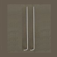 2对装家用海绵拖把配件大全拉杆拉条拉手勾胶棉积水拖把左右配件 24.2圆拉杆1对