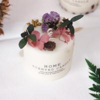 森系玻璃罩精油ins 少女家用香薰蜡烛礼盒生日教师节礼物实用手工 普通款-勿忘我