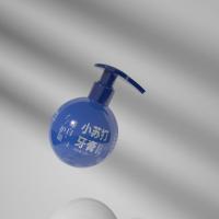 亮白牙膏小苏打洁白牙膏清新按压式去异味烟渍去黄牙垢亮白去烟渍 蓝莓果味220g