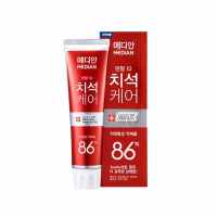 韩国爱茉莉麦迪安86牙膏升级93强效清除去牙垢祛牙结石祛烟渍美白 红色一只装