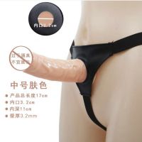 情趣性成人用品避孕套男用持久性高潮狼牙套玩具龟头套狼牙棒阳具 中号肉色空心(图片就是尺寸与颜色)