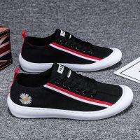 帆布鞋男夏季2021春季潮流老北京布鞋小白鞋韩版板鞋百搭休闲潮鞋 808黑色 41