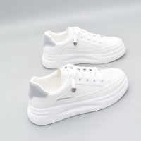 网面透气板鞋女学生小白鞋韩版百搭休闲女鞋子2021春夏季新款ins 灰色 35 脚宽脚胖建议大一码